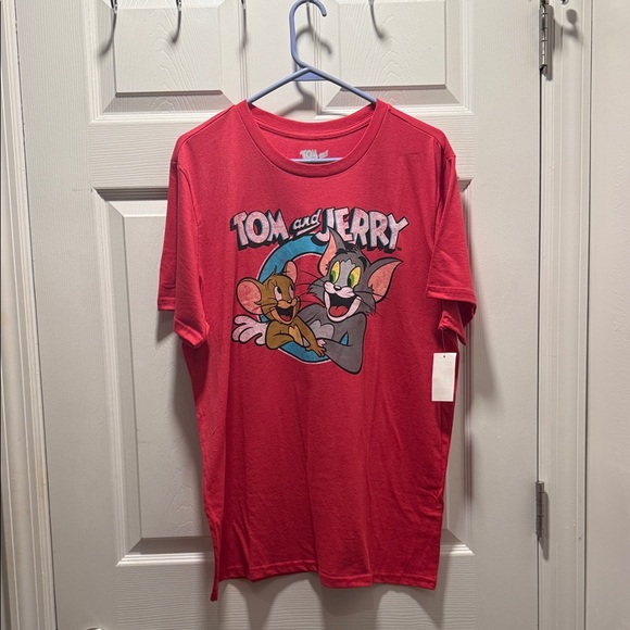 Tom and Jerry Red Graphic Tee - Picture 1 of 3